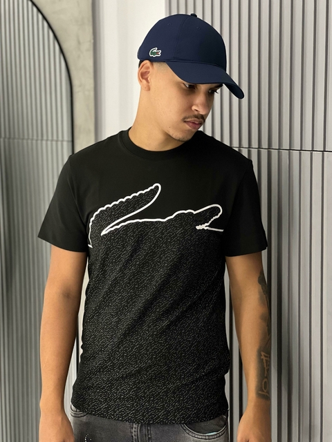 Camiseta Lacoste Preto-TH296351031