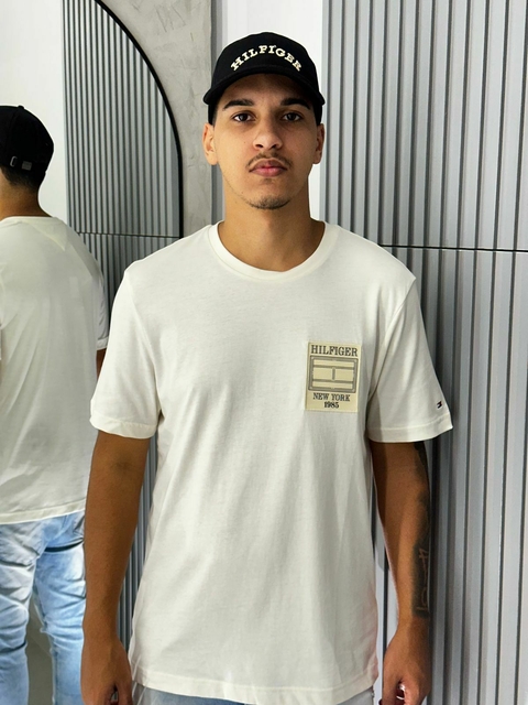 Camiseta Tommy Hilfiger bege 00341665