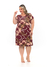 Vestido viscolycra gola V plus size na internet