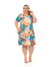 Vestido viscolycra gola V plus size - Eron modas | Moda feminina a partir de 10 reais