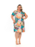 Vestido viscolycra gola V plus size - comprar online