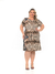 Vestido viscolycra gola V plus size - Eron modas | Moda feminina a partir de 10 reais