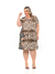 Vestido viscolycra gola V plus size - comprar online