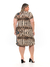 Vestido viscolycra gola V plus size na internet