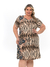 Vestido viscolycra gola V plus size - comprar online