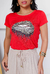 Baby look estampada - Diversas estampas na internet