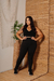 Calça legging plus size felpada (flanelada) - comprar online