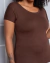 Camiseta básica gola redonda na internet