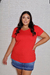 T-shirt gola redonda plus - Eron modas | Moda feminina a partir de 10 reais