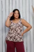 Regata Básica Estampada - Regata feminina estampada atacado Eron Modas - foto 5