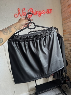 MINI SAIA COURO - Na gringa 83