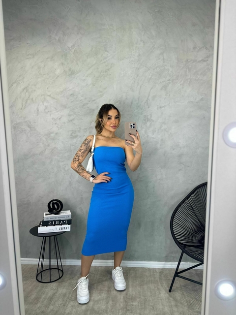 Vestido Thais Azul