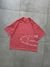 remera boxy fit rosa con estampado shaka streetwear