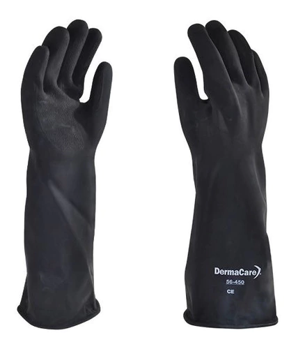 Guante Limpieza Quimicos Hule Latex 18 PuLG Dermacare 56-450