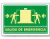 Señalamiento Salida De Emergencia Letrero 20x40
