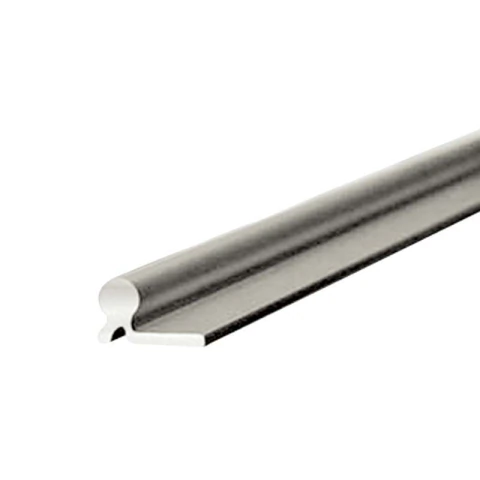 Riel al piso de aluminio natural de 3 metros para puerta corredera D52 Ducasse