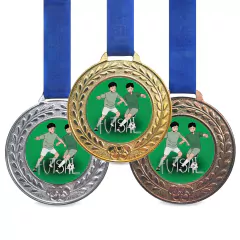 Medalha de Futsal p/ Campeonatos Ouro / Prata / Bronze