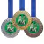 Medalha de Futsal p/ Campeonatos Ouro / Prata / Bronze