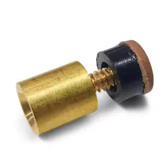 Virola com Sola de Rosca p/ Taco de Bilhar / Sinuca 10mm ou 11mm