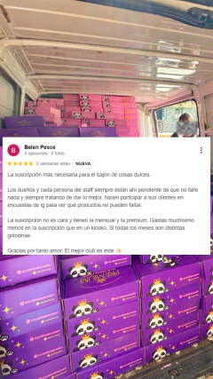 Testimonio de Panda Candy Shop