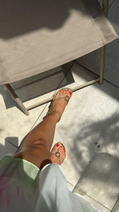 Rasteira Meia Cana Cristal Santa Lolla - loja online