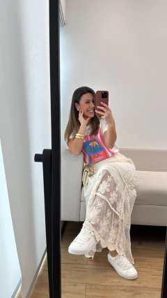 Saia Midi Maria Clara na internet