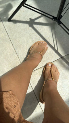 Rasteira Napa Soft Palha Santa Lolla - loja online