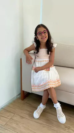 Tenis Lona Deserto cru Infantil Santa Lolla