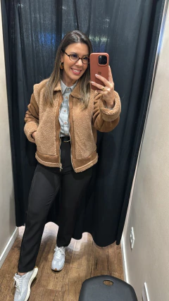 Casaco Camurça Luiza - Compose Looks