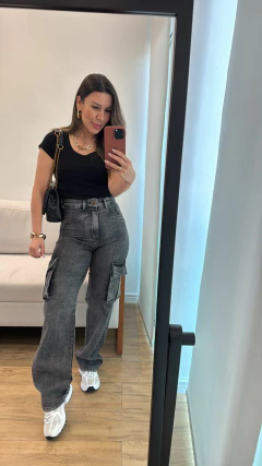 Imagem do Calça Jeans Cargo Estela