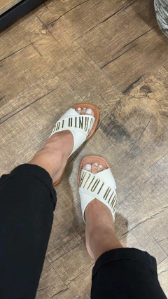 Rasteira Gorgurão Santa Lolla - comprar online