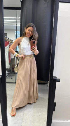 Saia Plissada Mayara - comprar online