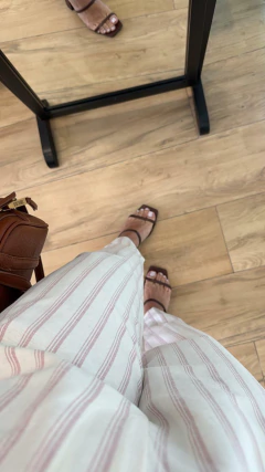 Calça Listrada Angela - Compose Looks