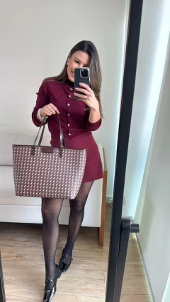 Bolsa Shopper Monograma Santa Lolla - loja online