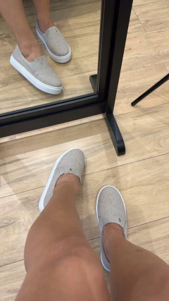 Tênis Slip on Tecido Gante Santa Lolla - Compose Looks