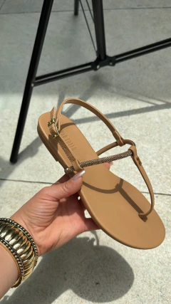 Rasteira Napa Soft Palha Santa Lolla - comprar online