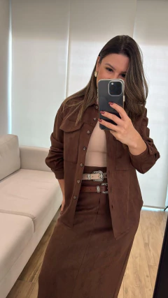 Saia Midi Suede Mary - Compose Looks