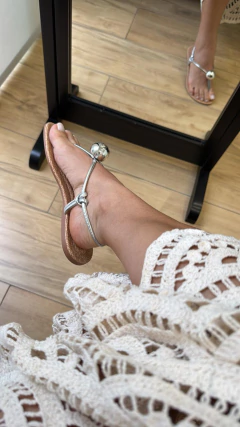 Imagem do Rasteira Metalilic Santa Lolla