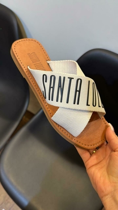 Rasteira Gorgurão Santa Lolla - comprar online