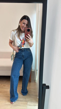 Calça Jeans Wide Leg Cassia - comprar online