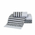 Juego De Sabanas Danubio Stripes Queen 144 Hilos - PREMIUM BLANCO