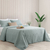 Kit 3 Piezas Zenon 2 1/2 Pl Cubrecama Funda Almohadon en internet