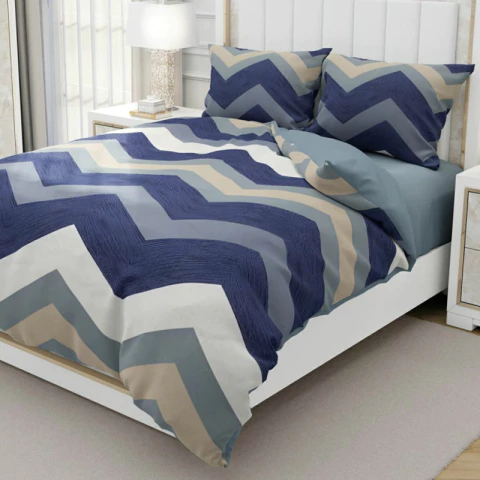 JUEGO DE SABANAS 1 ½ PLAZAS COOL SOFT PERCAL 800 HILOS KASARAH - COD 107