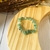 PULSEIRA DE CASCALHO DE CRISTAL DE QUARTZO VERDE