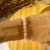 PULSEIRA DE ESFERA DE CRISTAL DE QUARTZO ROSA - comprar online