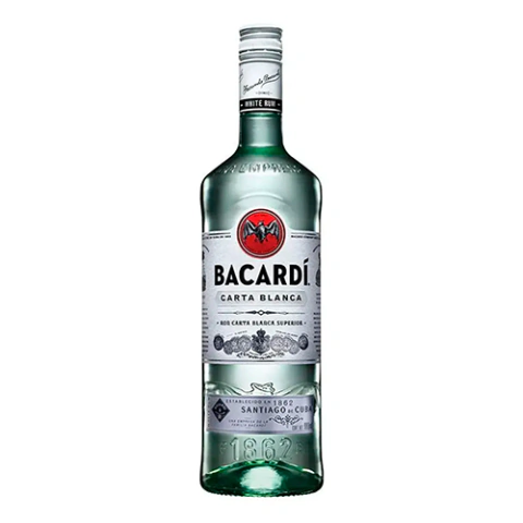 Rum Bacardi Carta Blanca - 980 ml