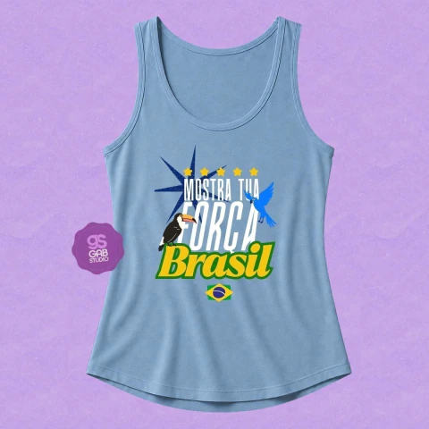 Regata Feminina Mostra tua força Brasil (PRAZO 6 DIAS ÚTEIS)