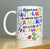 Canecas de Cerâmica Autismo - Gabstudio