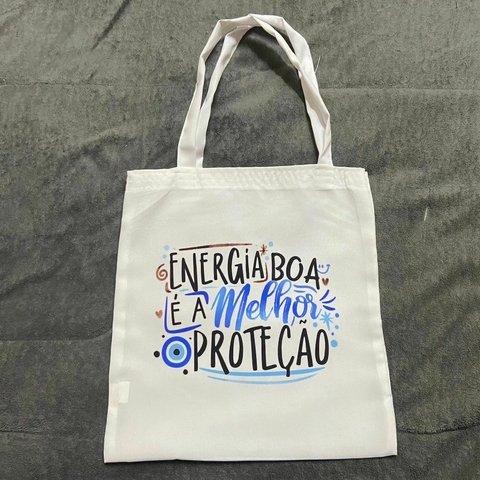 Ecobag Olho Grego "Energia boa é a melhor proteção"