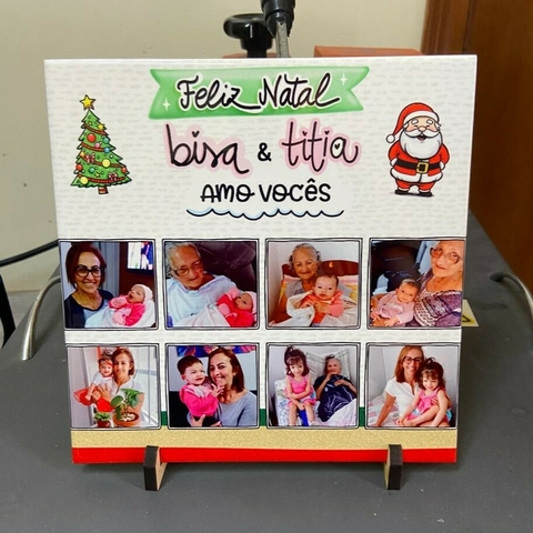 Azulejo Feliz Natal Bisa e Titia 8 fotos